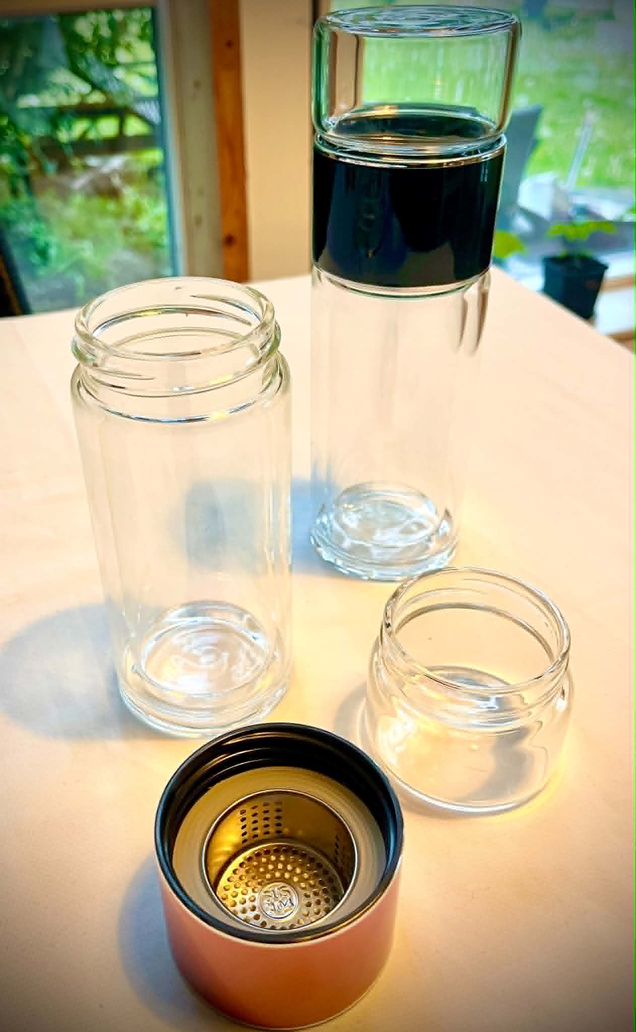 Glass te-tumbler med infuser – To Go