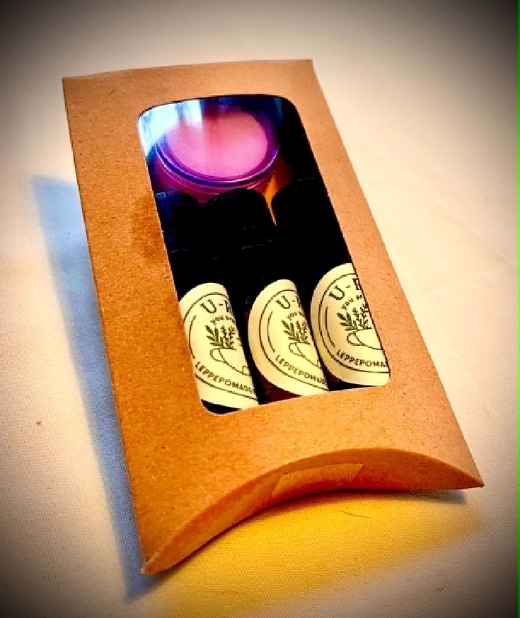 Leppepomade gavepakke – 4 stk