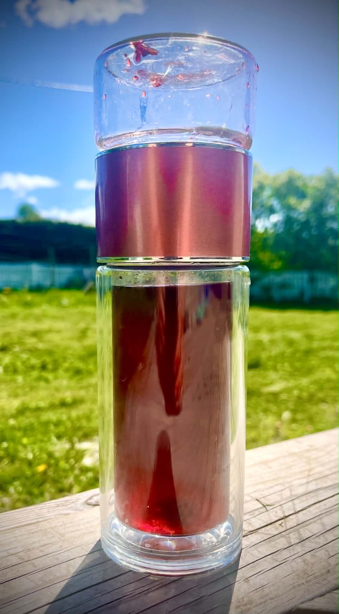 Glass te-tumbler med infuser – To Go