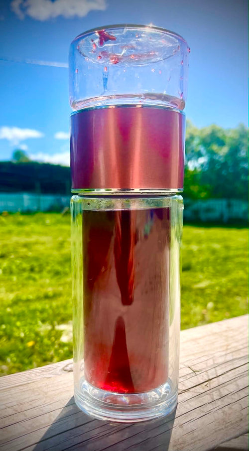 Glass te-tumbler med infuser – To Go